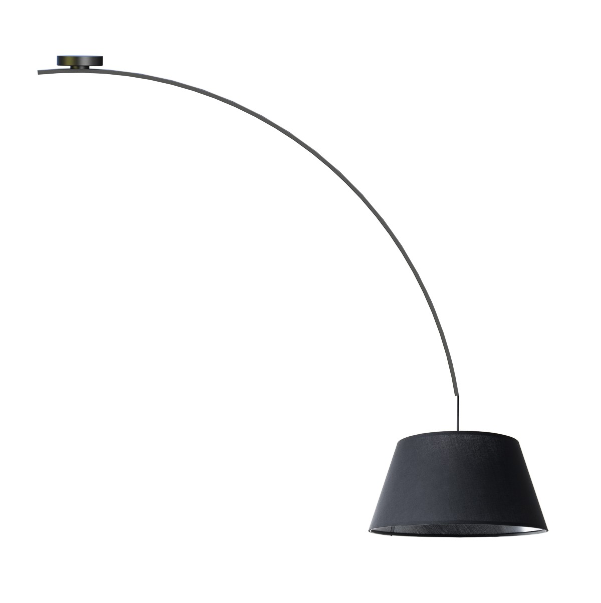 VK Lighting VK/04387/CE/B Μοντέρνο Κρεμαστό Φωτιστικό Μονόφωτο με Ντουί E27 σε Μαύρο Χρώμα